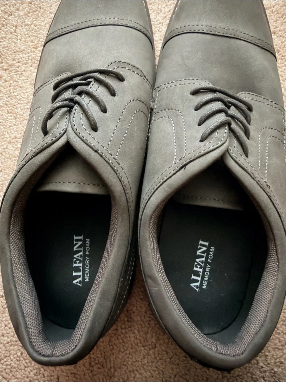 NWOT Men's Alfani Memory Foam Shoes Size 12